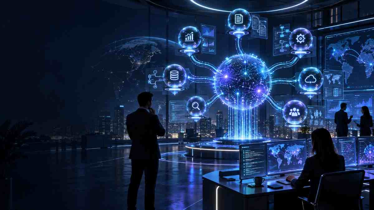 Enterprise agentic AI platform with autonomous AI agents, business workflows and technology decision-makers